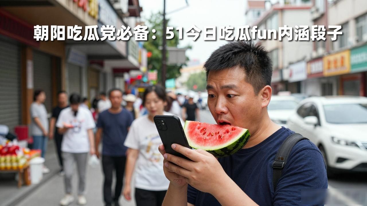朝阳吃瓜党必备：51今日吃瓜fun内涵段子大全